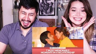 FILTERCOPY 7 MOST MEMORABLE MOMENTS IN A RELATIONSHIP  Reaction [upl. by Ainej]