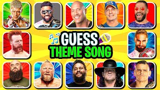 Can You Guess These WWE Superstars by Their Theme Songs 🎶 Roman Reigns John Cena The Rock ✅ [upl. by Ylrebme676]