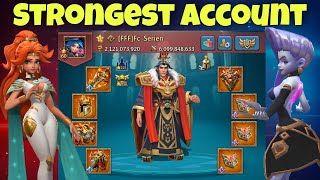 Lords Mobile  THE STRONGEST account overview Fc Sieren 5 emperor piece [upl. by Sarette]