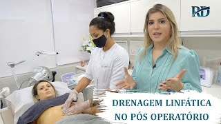 Drenagem linfática no pós operatório  Dra Leticia Suave [upl. by Rabjohn349]