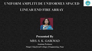 Uniform amplitude uniformly spaced linear End fire array [upl. by Halludba617]