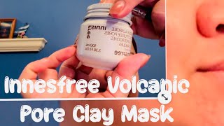 BARE SKIN Beauty Regimen  Volcanic Pore Clay Mask innisfree claymask beauty selfcare inspire [upl. by Naol]