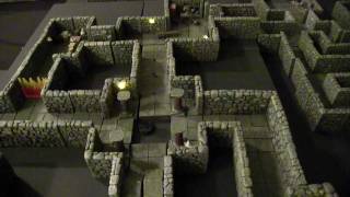 Dwarven Forge with Terranscapes Boards  DampD Shadowfell Keep [upl. by Lokim]