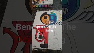 bendy and the devil swing art drawing bendy posca marker [upl. by Anifad735]