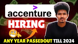 Accenture Bulk Hiring for Any Year of Passout Till 2024  Accenture Mass Hiring 2024  Sharmilan [upl. by Dressler]