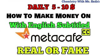 How To Earn Money Online 3050 Per Day From Metacafe Metacafe Review Best Youtube Alternative [upl. by Neiluj]