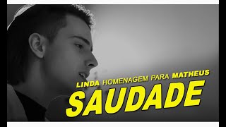 MUITO FORTE 😭😭 HOMENAGEM DE LUCAS FILHO DA EYSHILA PARA MATHEUS SAUDADE [upl. by Elah]