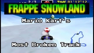 Frappe Snowland The History of Mario Kart 64s Most Broken Track [upl. by Martynne]