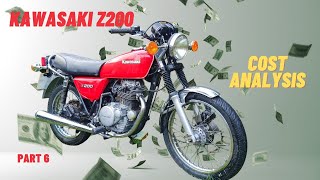 Kawasaki Z200 KZ200 Part 6 Cost analysis [upl. by Eseret]