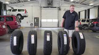 Tire Comparison video with the General Grabber ATX BF Goodrich KO2 and Goodyear DuraTrac [upl. by Obie71]