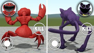 PLAYING AS NEW FORGOTTEN CRANKY CRABBY VS CATNAP SMILING CRITTER POPPY PLAYTIME CHAPTER 3 in Gmod [upl. by Haggar]