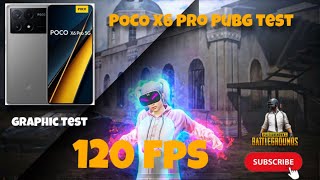 POCO X6 PRO PUBG TEST  POCO X6 PRO GRAPHIC TEST AND GAMEPLAY [upl. by Ylekalb269]