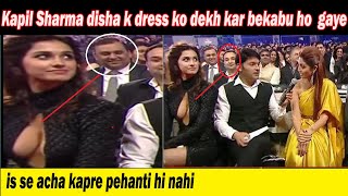 Kapil sharma shocked in Award Show after watching Disha Patanis Hot Dress [upl. by Einnaoj]