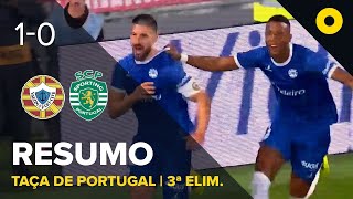 Resumo Varzim SC 10 Sporting  Taça de Portugal  SPORT TV [upl. by Joe]