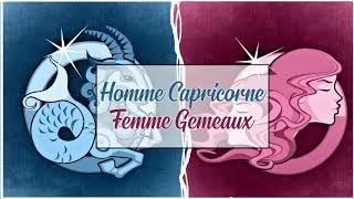 Homme Capricorne ♑ Femme Gémeaux ♊ Compatibilité Astrologique [upl. by Onairotciv]