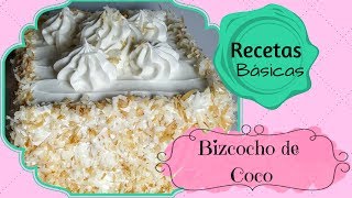 Bizcocho de Coco Facil [upl. by Leund]