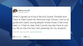 Keanon Lowe on Parkrose gun scare Im blessed to be alive and extremely happy that the students [upl. by Noble]