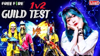 1 VS 2 GUIDE TEST  Jo bhi Bande winner hoge usi ko guide officer bana dugi freefiremax divyt [upl. by Sherard]