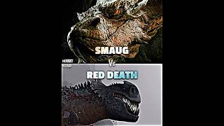 Smaug vs Red Death hobbit smaug httyd vsedit vsbattle hobbits lordoftherings kaijubattle [upl. by Etnovad]