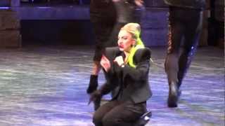 Lady Gaga Injured Herself During Scheiße Live Montreal 2013 HD 1080P [upl. by Toomay951]