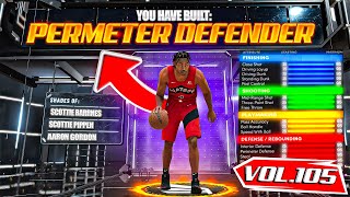 CONTACT DUNKING PERIMETER DEFENDER ON NBA 2K22 RARE BUILD SERIES VOL 106 [upl. by Annaehs]