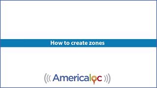 How to create zones  Americaloc [upl. by Winthrop618]