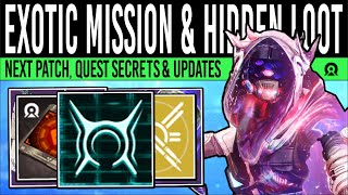 Destiny 2 EXOTIC MISSION amp QUEST SECRETS Future CHANGES New Research Feature Updates amp More [upl. by Parcel]