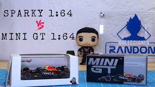 Sparky 164 vs Mini GT 164 Red Bull Sergio Perez [upl. by Aicul]