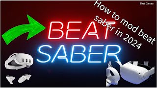 How to mod Beat saber in 8 minutes in 2024 beatsaber vr [upl. by Radferd]