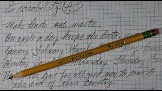 Dixon Ticonderoga 2HB Pencil Review [upl. by Huberto578]