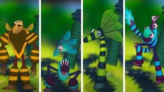 All Monsters Humbug Island My Singing Monsters by CheezeDibbles [upl. by Chariot389]