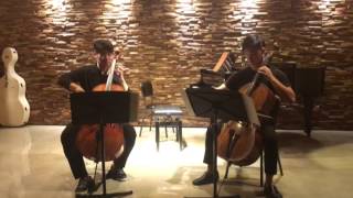 JBarriere Sonata No10 in G major for two cellos and piano 3 Allegro Prestissimo [upl. by Yblok257]