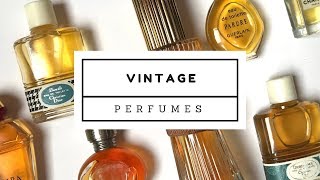 VINTAGE FRAGRANCES  Part 1 [upl. by Dennis419]