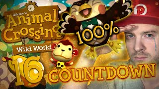 ANIMAL CROSSING WILD WORLD 🍐 16 Countdown 100 Museum Perfekte Stadt amp Geheime Affen [upl. by Mayfield]