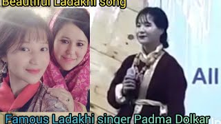 Beautiful Ladakhi song by Famous Ladakhi singer Padma Dolkar ladakhisong ladakhigirl tribalgirl [upl. by Aiynot]