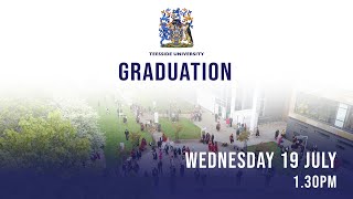 Teesside University Graduation Wednesday 19 July 2023  130pm [upl. by Boyden]