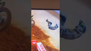 Austin Forkner 2024 Arlington Crash supercross austinforkner crash h [upl. by Magen]