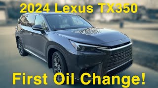 2024 Lexus TX 350 Oil Change [upl. by Ahseer]