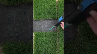 Quick amp Easy Turf Repair lawncare artificialturf diy [upl. by Vadnee102]