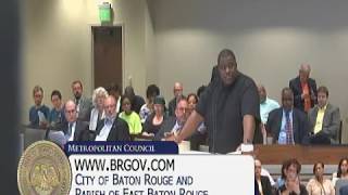 Gary Chambers Thrown Out of Baton Rouge Metro Council Meeting May 10th 2017 [upl. by Isyed]