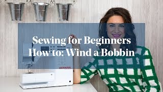 How To Wind a Bobbin Sewing for Beginners [upl. by Petras65]