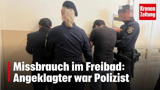 Missbrauch im Freibad Angeklagter war Polizist  kronetv NEWS [upl. by Asseralc709]