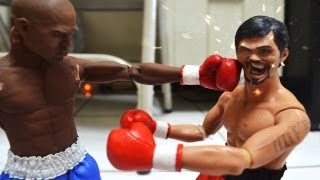 Boxing Stop Motion  Pacquiao VS Mayweather 拳王爭霸戰 [upl. by Edgardo]