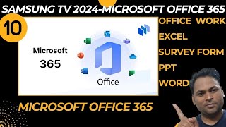 How to use Microsoft Office 365 in Samsung Smart TV [upl. by Alhsa]