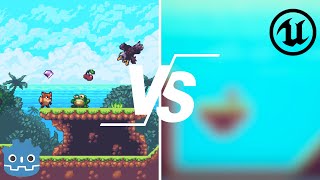 Is UE5 Good for 2D Games  Godot comparison [upl. by Stratton715]