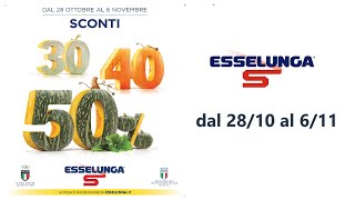 Volantino Esselunga IT dal 28 ottobre al 6 novembre 2024 [upl. by Franny]