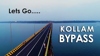 KOLLAM BYPASS NH66 II FULL VIEW with HELICAM including two bridges  Latest video [upl. by Ennovoj215]