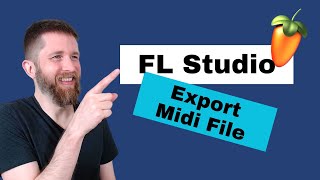 FL Studio 2024 How to Export Midi Files in Just a Few Clicks [upl. by Enael]