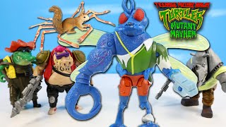 Ninja Turtles Mutant Mayhem the Bad Guys Super Fly Rocksteady amp BeBop Action Figure Review [upl. by Hcnarb]