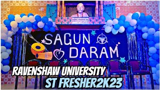 Ravenshaw University ST Freshers 2k23😍Sagun Daram 🙏💗vlog ravenshawuniversity santali [upl. by Chastity]